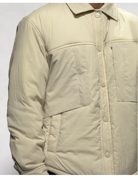 VESTE PARKA MATELASSÉE BEIGE