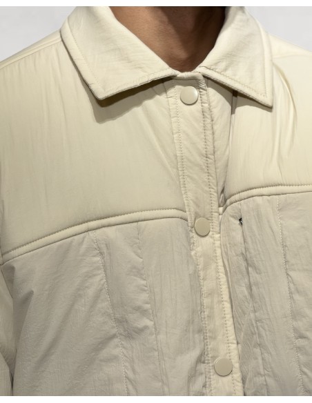 VESTE PARKA MATELASSÉE BEIGE
