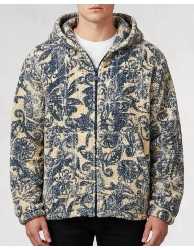 BLOUSON SHERPA EFFET MOUTON IMPRIMÉ