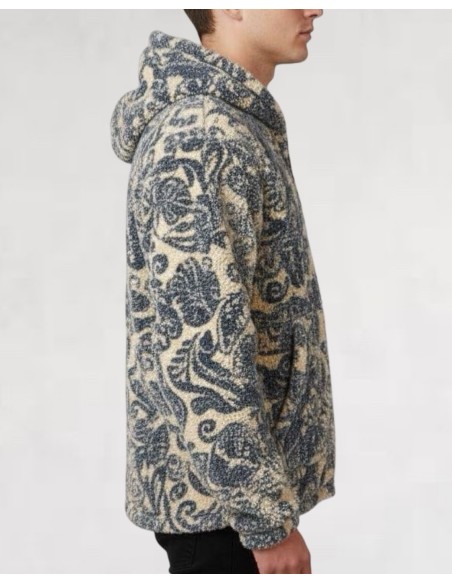 BLOUSON SHERPA EFFET MOUTON IMPRIMÉ