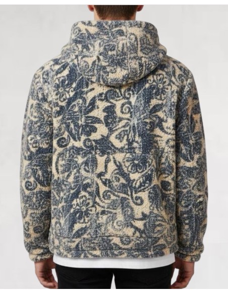 BLOUSON SHERPA EFFET MOUTON IMPRIMÉ