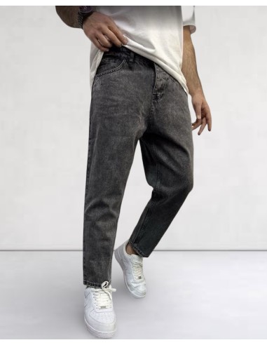 Jeans boyfriend gris foncé