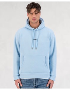 Hoodie bleu ciel "MI AMOUR" 2