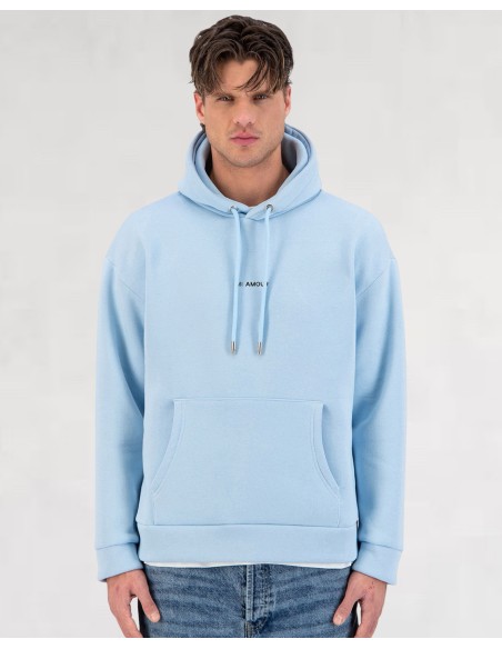 Hoodie bleu ciel "MI AMOUR"