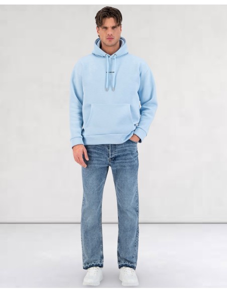 Hoodie bleu ciel "MI AMOUR"