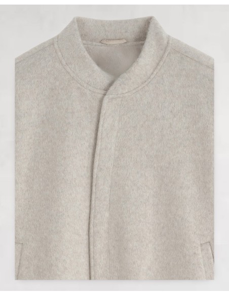 VESTE BEIGE COUPE "JAPAN" MELANGE DE LAINE