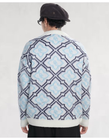 VESTE BLANCHE EN MAILLE ZIPPÉ