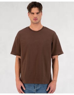 T-shirt basic marron