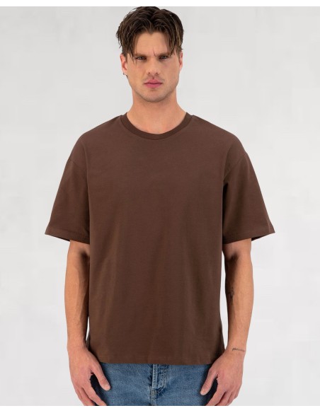 T-shirt basic marron