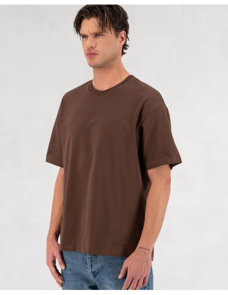 T-shirt basic marron