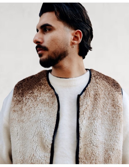 Gilet "Nomad' beige