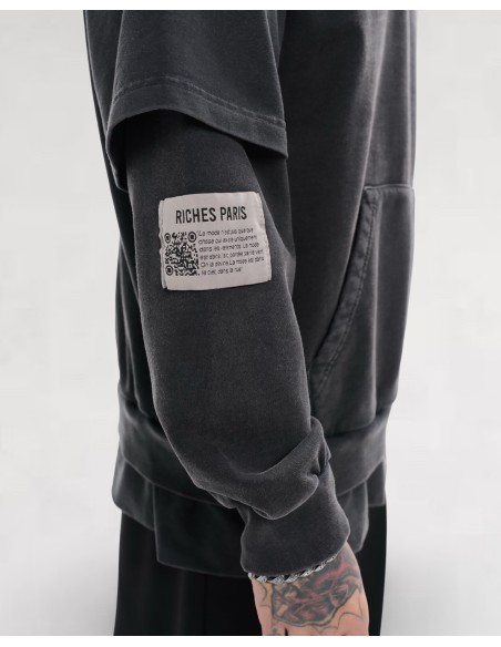 Hoodie "Urban Sleeve" noir