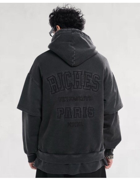 Hoodie "Urban Sleeve" noir