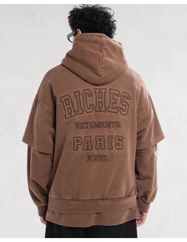 Hoodie "Urban Sleeve" marron