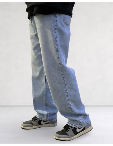 JEANS BAGGY FIT BLEU CIEL