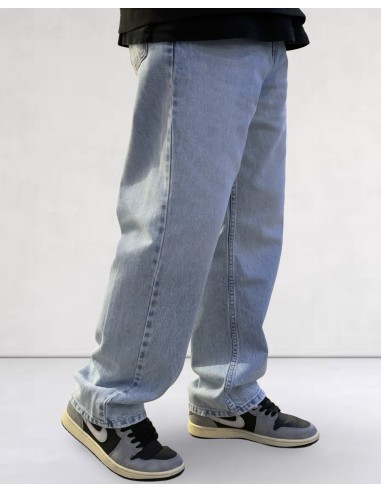JEANS BAGGY FIT BLEU CIEL