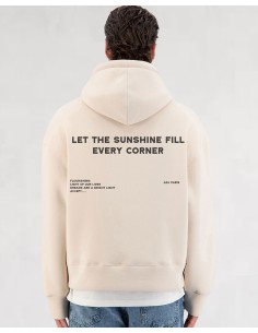 Hoodie beige "Sunshine"