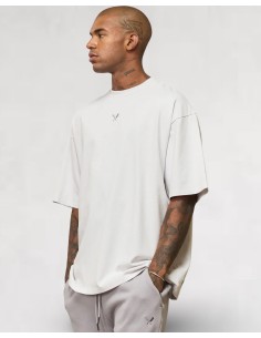 T-Shirt Basic "Cozy" gris clair