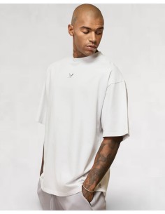 T-Shirt Basic "Cozy" gris clair 2