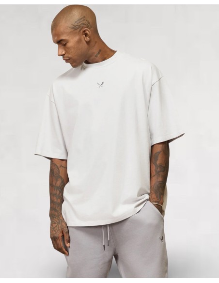 T-Shirt Basic "Cozy" gris clair