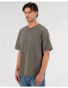 T-shirt basic khaki 2