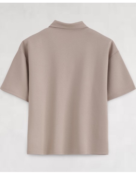 ENSEMBLE PANTALON ET T-SHIRT ZIP BEIGE