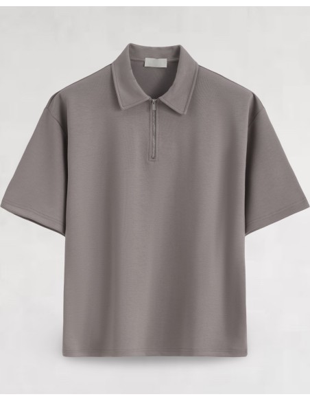 Enesemble Pantalon et T-Shirt Zippé gris foncé