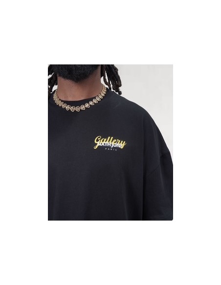 T-shirt "Feel the light" noir