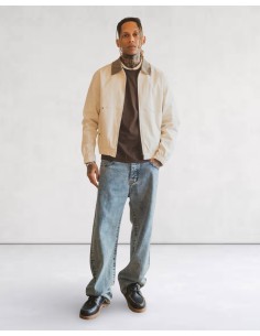 VESTE BEIGE COL CHEMISE