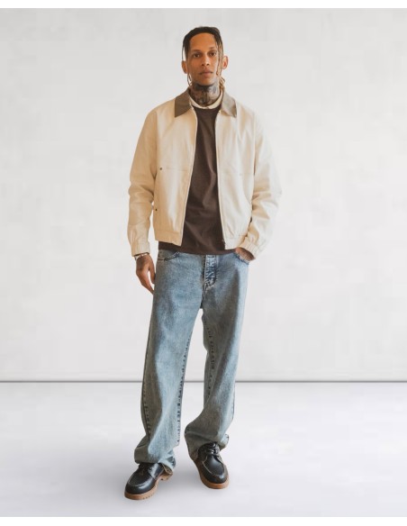 VESTE BEIGE COL CHEMISE