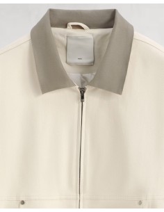 VESTE BEIGE COL CHEMISE 2