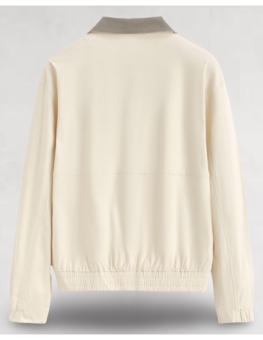 VESTE BEIGE COL CHEMISE