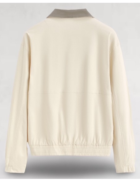 VESTE BEIGE COL CHEMISE