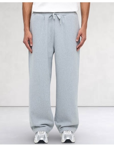 Pantalon Loose effet cachemire gris