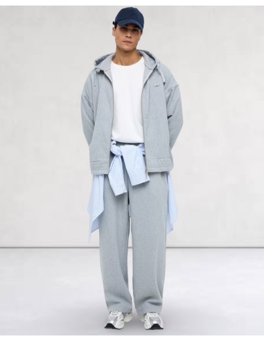 Veste Loose effet cachemir gris