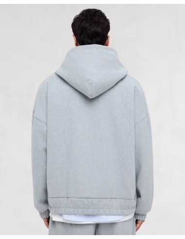 Veste Loose effet cachemir gris