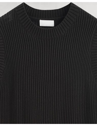 Débardeur grosse maille noir