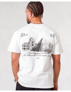 T-shirt "Louvre" blanc