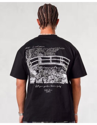 T-shirt "Monet Gallery" regular noir