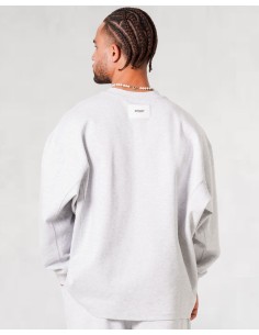 Pull loose basique gris 2