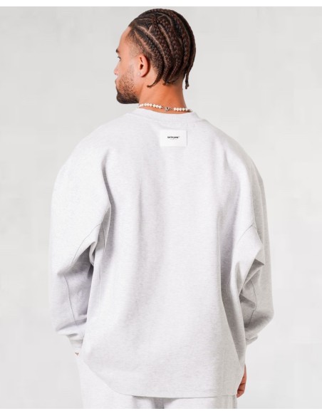Pull loose basique gris