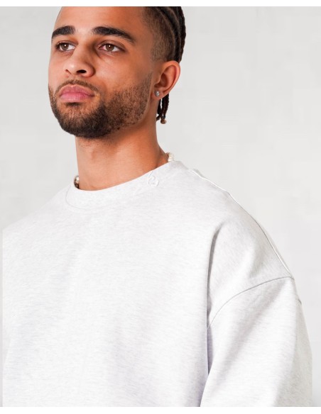 Pull loose basique gris