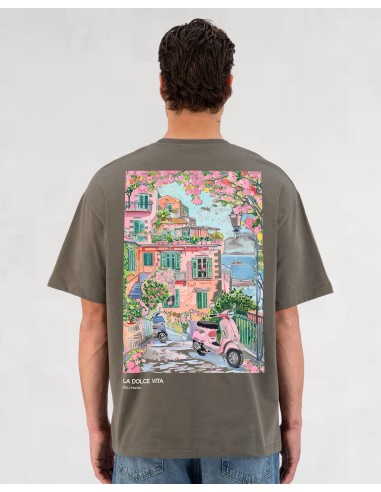T-shirt "Dolce Vita" khaki