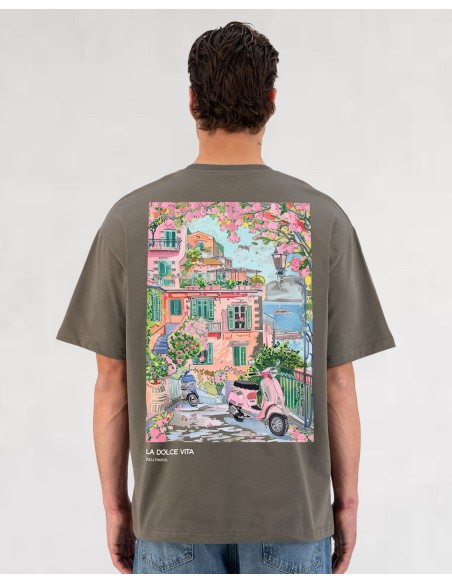 T-shirt "Dolce Vita" khaki