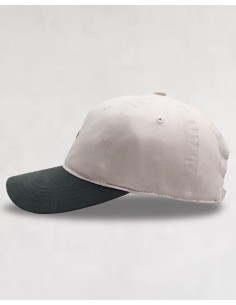 CASQUETTE AJUSTABLE GRIS VERT LOGO DISTORTED 2