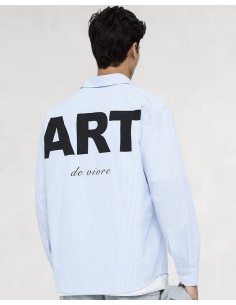 CHEMISE "ARTISTE" BLEU CIEL