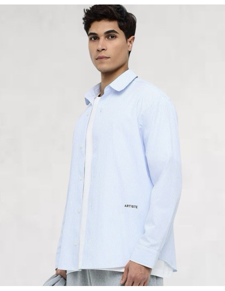 CHEMISE "ARTISTE" BLEU CIEL