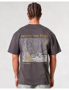 T-SHIRT ANTRACITE "VAN GOGH"