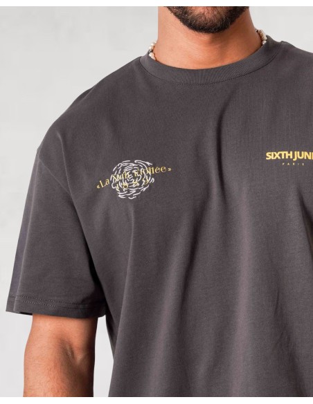 T-SHIRT ANTRACITE "VAN GOGH"