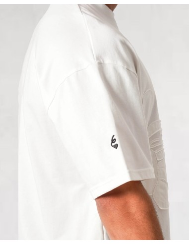 T-SHIRT BLANC FLEUR BRODÉE